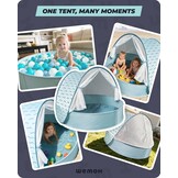 Baby Strandtent met Zwembad Blauw UV 50+ | 3-in-1 Pop-Up Tent