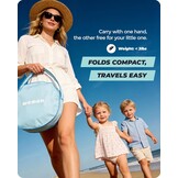 Baby Strandtent met Zwembad Blauw UV 50+ | 3-in-1 Pop-Up Tent