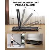 Opvouwbare Loopband - 14 km/u, 5% Helling, Max. 120 kg