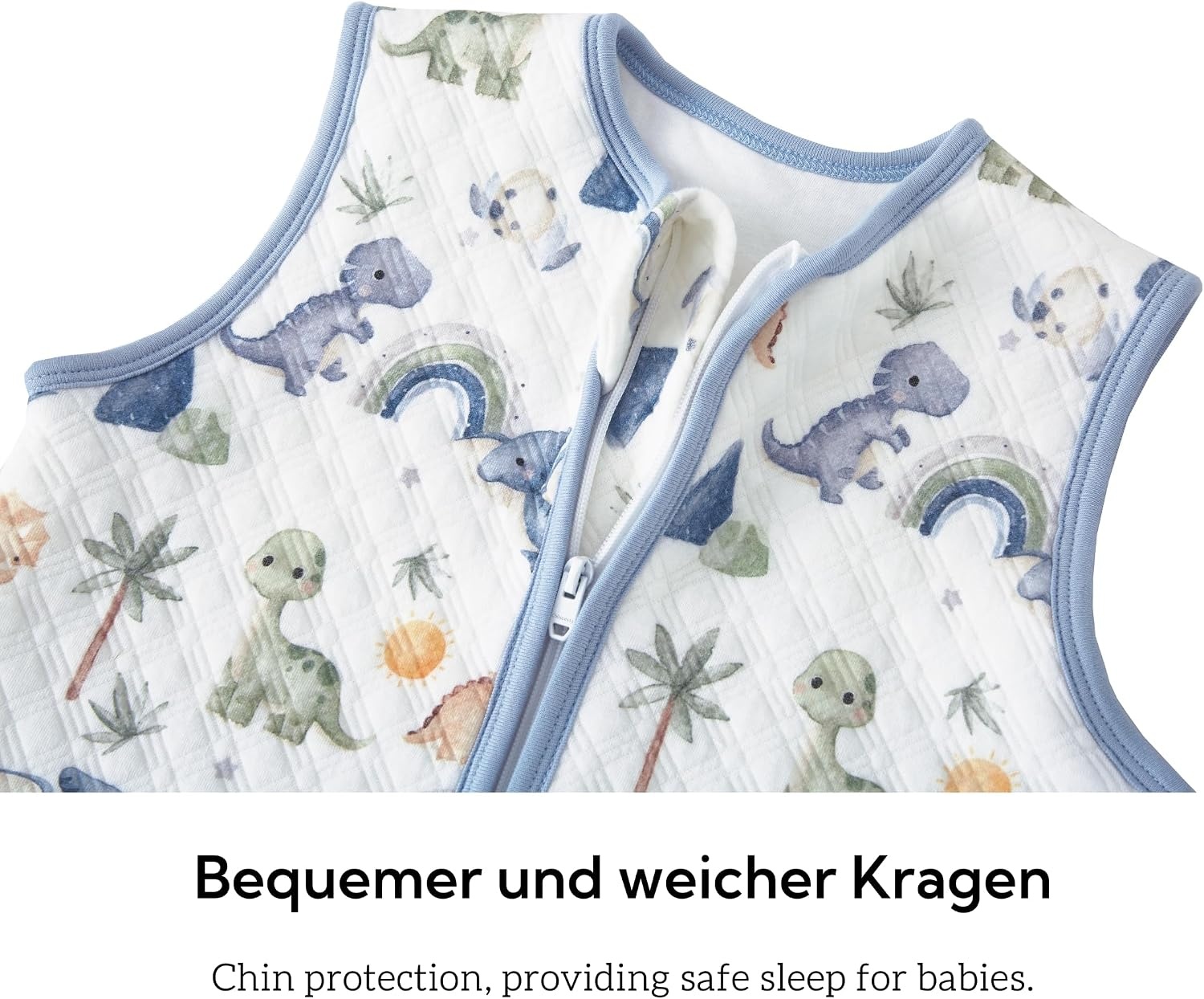 Babyslaapzak met Voeten Dinosaurus 70cm 1.5 TOG (75-85cm) - Katoen