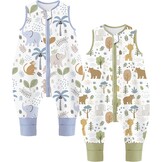 Babyslaapzak met Voeten Dinosaurus 70cm 1.5 TOG (75-85cm) - Katoen