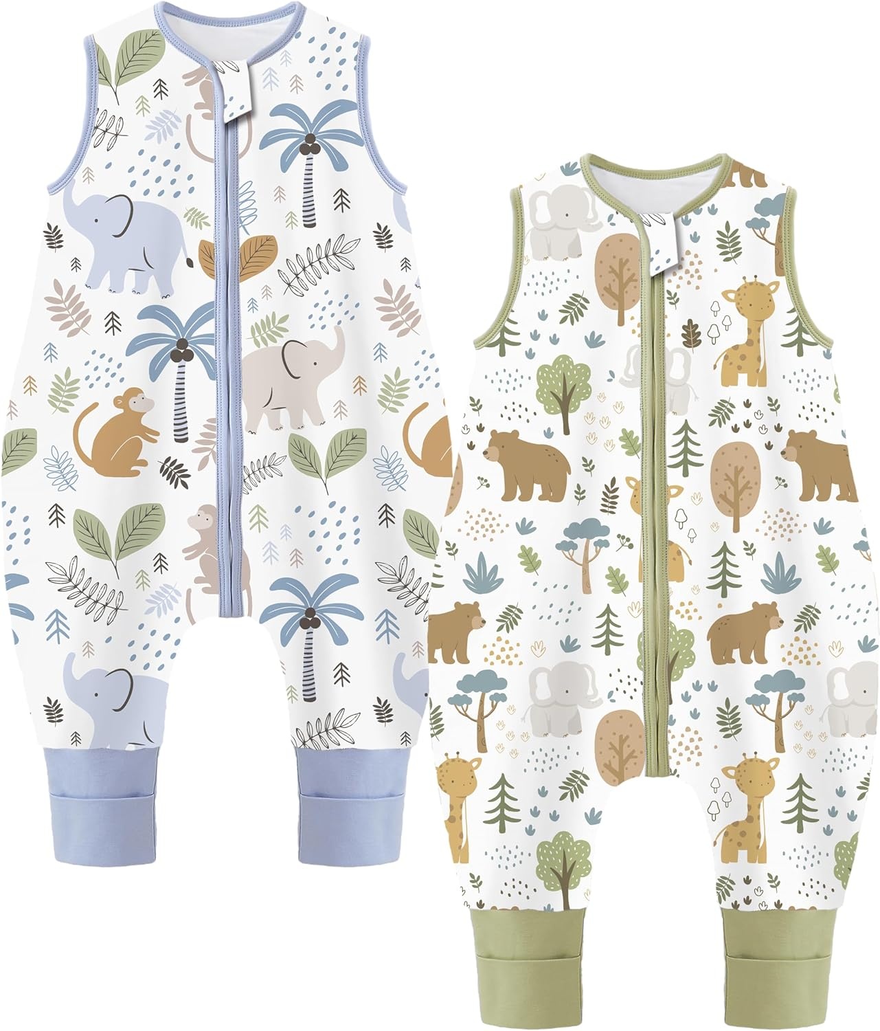 Babyslaapzak met Voeten Dinosaurus 70cm 1.5 TOG (75-85cm) - Katoen