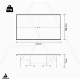 Outdoor Tafeltennistafel Weerbestendig - 60% Korting