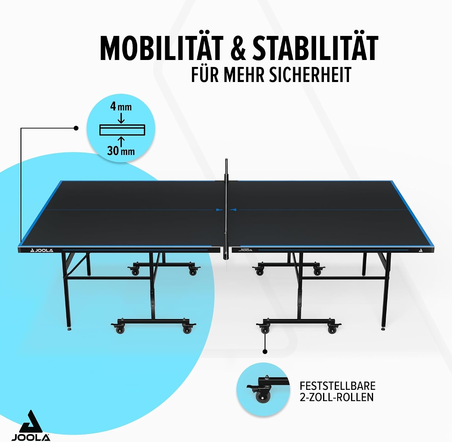 Klapbare Outdoor Tafeltennistafel J100A - Weerbestendig 4mm Blad - 55% Korting!