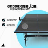 Klapbare Outdoor Tafeltennistafel J100A - Weerbestendig 4mm Blad - 55% Korting!