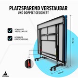 Klapbare Outdoor Tafeltennistafel J100A - Weerbestendig 4mm Blad - 55% Korting!