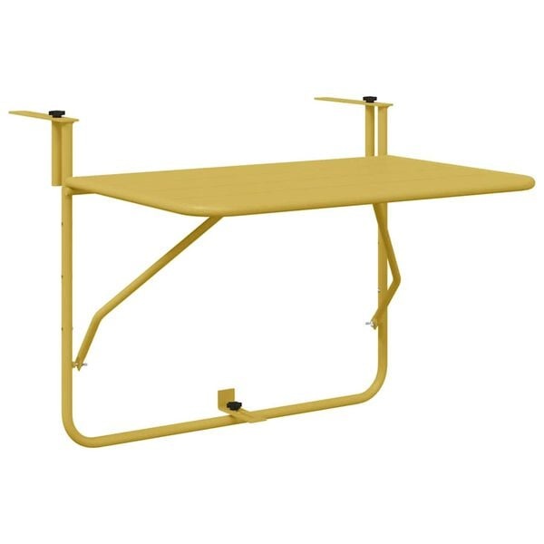 vidaXL Balkontafel Staal Goud 60x39x65 cm - 34% Korting!