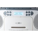 Draagbare Radio CD Speler met Cassette, USB & DAB+ - Wit/Blauw - 34% Korting