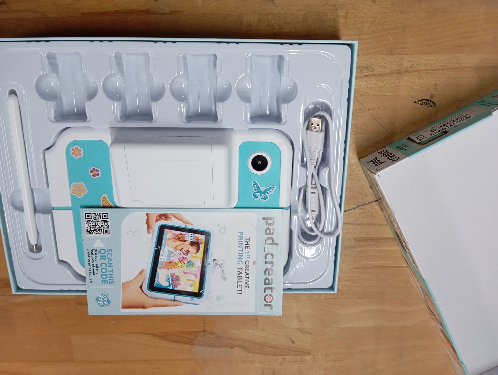 Kinder Tablet met Printer 8 inch Touchscreen & 59% Korting