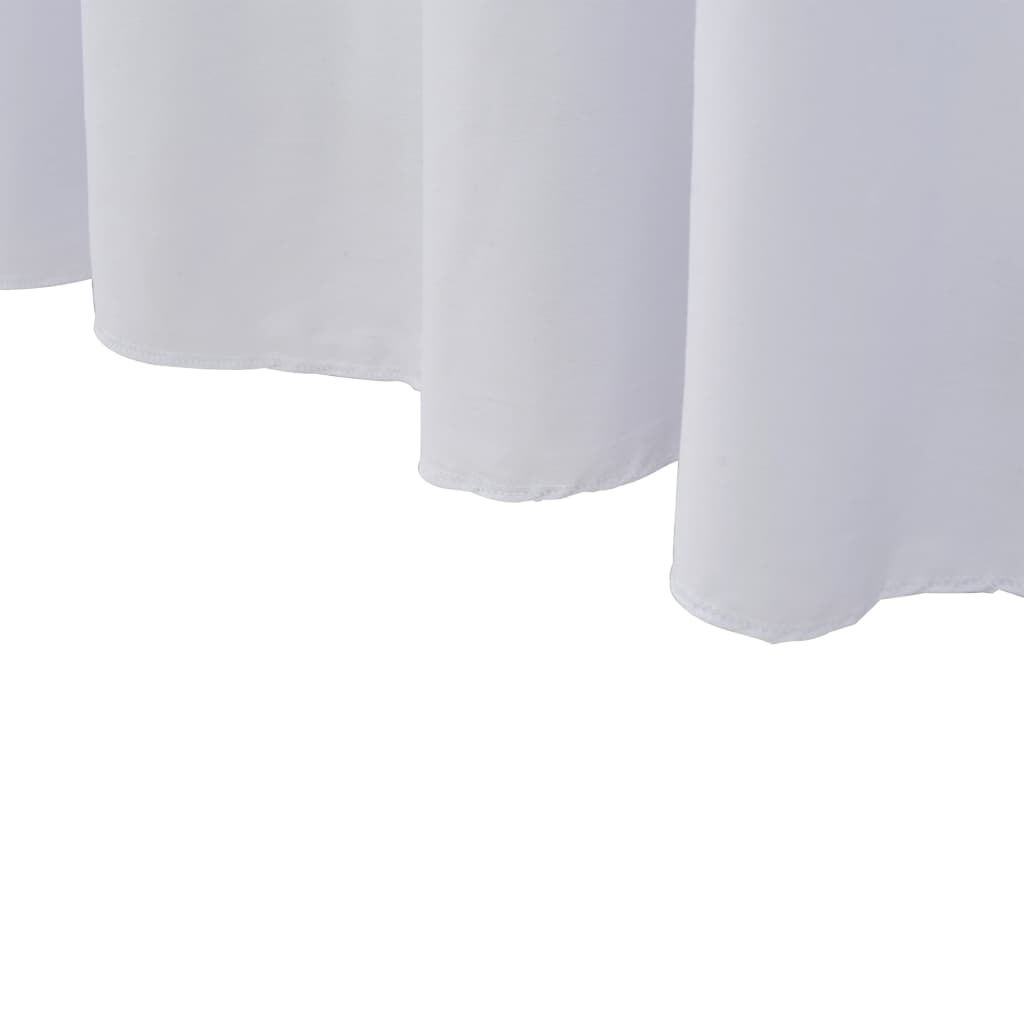 2x Witte Tafelhoezen met Rok 120x60,5x74 cm - 34% Korting