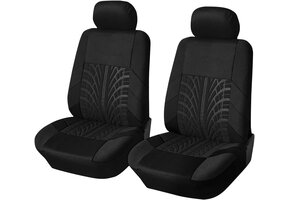 Luxe Stoelhoezen Auto (2 stuks) - Universeel Zwart - 29% Korting