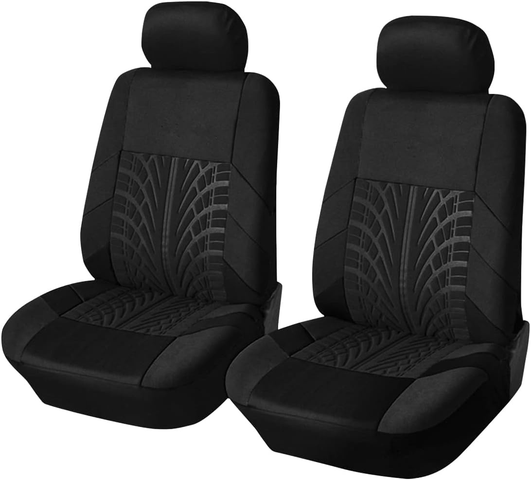 Luxe Stoelhoezen Auto (2 stuks) - Universeel Zwart - 29% Korting