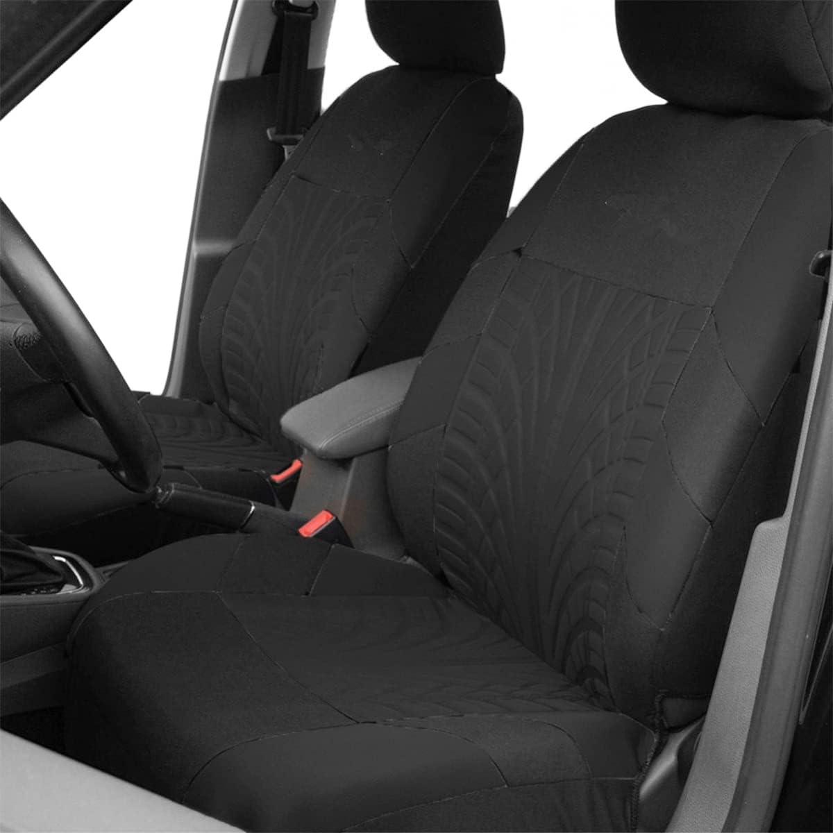 Luxe Stoelhoezen Auto (2 stuks) - Universeel Zwart - 29% Korting