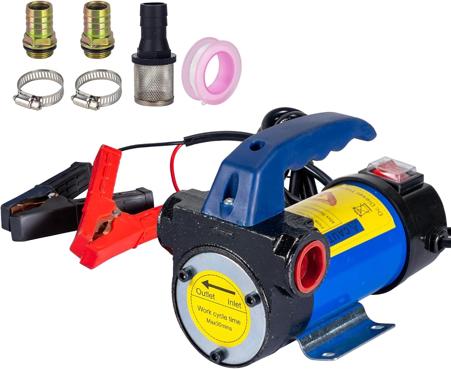 Diesel Transfer Pomp 12V 260W 45L/Min - 29% Korting!