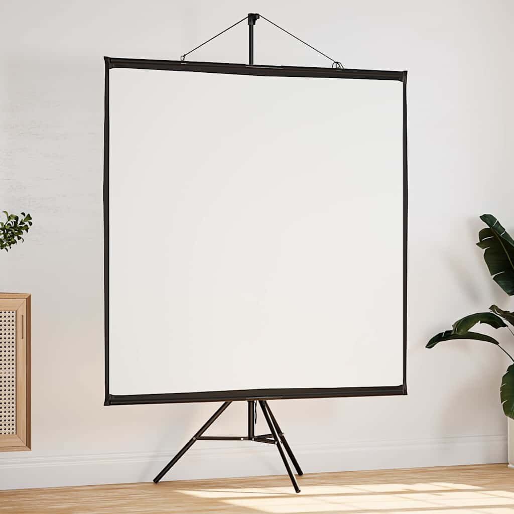 Projectiescherm met statief 81 inch 1:1 Matwit - 34% Korting