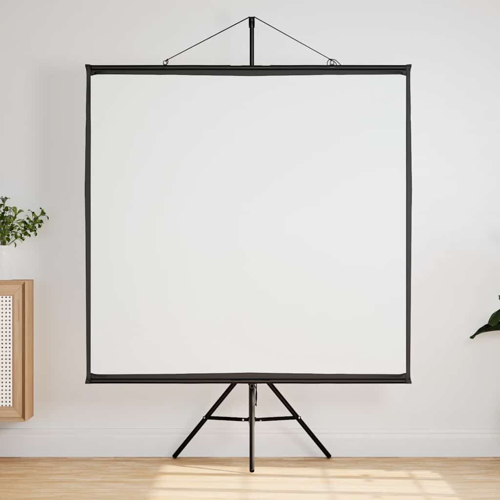 Projectiescherm met statief 81 inch 1:1 Matwit - 34% Korting