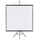 Projectiescherm met statief 81 inch 1:1 Matwit - 34% Korting