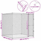 Hondenbench Staal 2x2x2m - Buiten Gebruik - 35% Korting