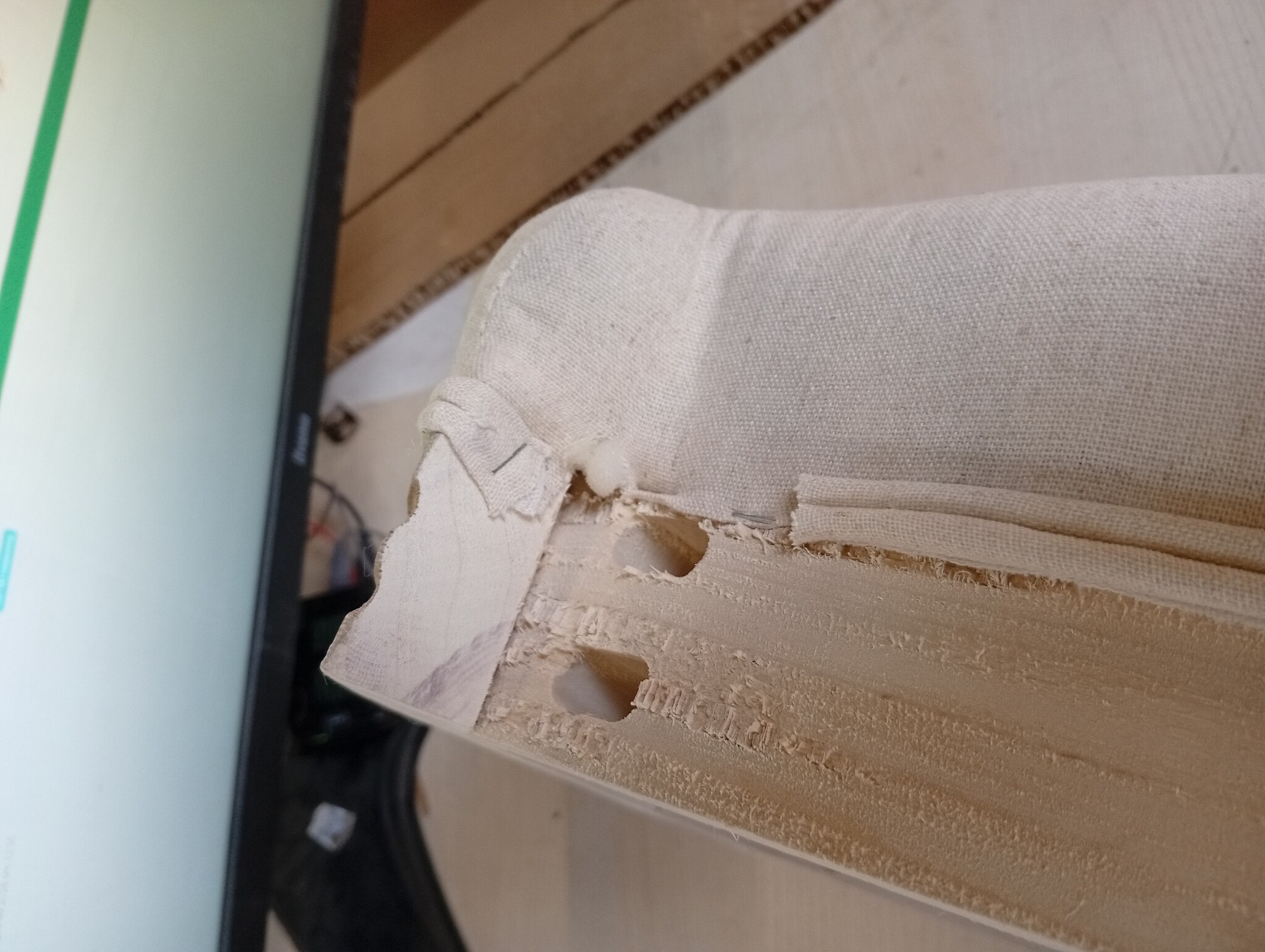 4 Crèmekleurige Eetkamerstoelen van Stof met 55% Korting
