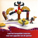 LEGO NINJAGO Spinjitzu drakenstrijdpakket met 2 Minifiguren, Vliegende Elementen en Launchers, Ninja Speelgoed voor 6 jaar en Ouder, Cadeau voor Kinderen en Dragons Rising Fans 71826
