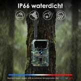 WOLFANG 4G LTE mobiele wildcamera, landelijke 4G LTE, 2K 36MP mobiele trailcamera met APP-bediening, super nachtzicht, 2.0'TFT-display, 0.2s trigger, bewegingsgeactiveerd, waterdicht