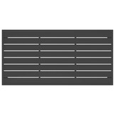 vidaXL Tuintafel 110x55x35 cm staal antracietkleurig