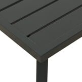 vidaXL Tuintafel 110x55x35 cm staal antracietkleurig