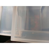 Iris Ohyama, Toren, Ladekast, Kunststof opbergorganizer met ergonomisch handvat, 5L, 5 laden, met wielen, BPA-vrij, Kantoor, Slaapkamer, Woonkamer, DDDC-005, zwart