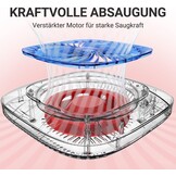MelodySusie Stofafzuiging, nagelstudio, nagelstofzuiger met filter en nagelfrees, elektrisch 30.000 omw/min, stofafzuiging voor nagels, stille stofzuiger voor professioneel nageldesign manicure pedicure