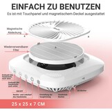 MelodySusie Stofafzuiging, nagelstudio, nagelstofzuiger met filter en nagelfrees, elektrisch 30.000 omw/min, stofafzuiging voor nagels, stille stofzuiger voor professioneel nageldesign manicure pedicure