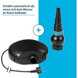 AquaForte EC 10.000 filter-/vijverpomp, 68 watt, debiet 10.000 liter per uur, opvoerhoogte 4,5 meter, kabellengte 10 meter, geschikt voor beekjes, watervallen, fonteinen, etc.