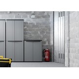 Terry, Jline 68, kast met twee deuren, 1 beweegbare plank, voor binnen en buiten - 68 x 37,5 x 85 cm - Maat 68x37,5x85 cm