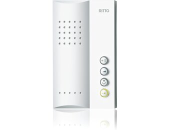 Ritto 1723070 Handsfree intercomstation, wit, alleen voor het Ritto Twin Buy-systeem