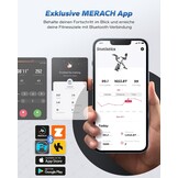 MERACH 4-in-1 Opvouwbare Hometrainer - Magnetische Ergometer - Grijs