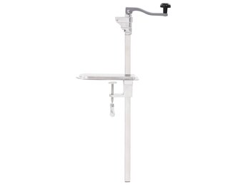 vidaXL Blikopener 70 cm aluminium en roestvrij staal zilverkleurig