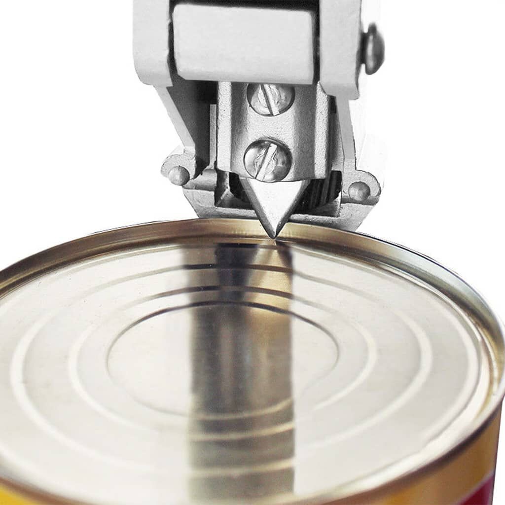 vidaXL Blikopener 70 cm aluminium en roestvrij staal zilverkleurig