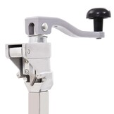 vidaXL Blikopener 70 cm aluminium en roestvrij staal zilverkleurig
