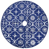 Luxe Blauwe Kerstboomrok met Sok (122 cm) - 43% Korting