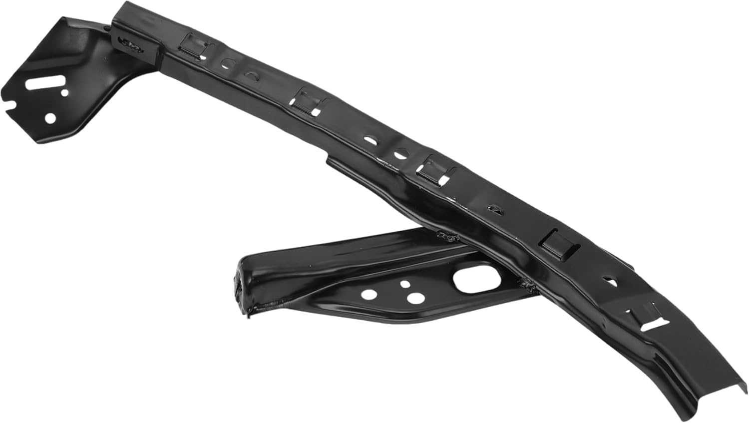 Voorbumper Steunbeugel voor Honda Civic 2012-2015 - Links - Zwart Metaal