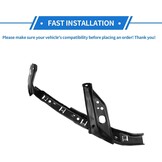 Voorbumper Steunbeugel voor Honda Civic 2012-2015 - Links - Zwart Metaal