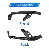 Voorbumper Steunbeugel voor Honda Civic 2012-2015 - Links - Zwart Metaal