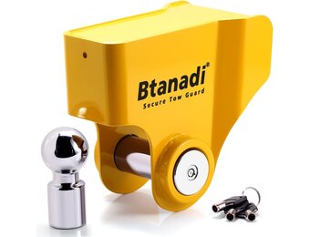 Trekhaakslot voor aanhangwagens - Heavy Duty Anti-diefstal koppelingsslot voor Avonride 50 mm gegoten koppen (575003, 575004, 575005, 575008) - Beveiligd trekhaakslot voor diefstalbeveiliging