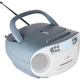 Reflexion RCR2260DAB/BL Draagbare Radio CD-Speler met Cassette en USB - Wit/Blauw