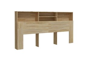Hoofdbordkast Sonoma Eikenkleurig 200x19x103,5 cm - 54% Korting