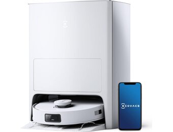 ECOVACS Deebot X1 e Omni robotstofzuiger met multifunctioneel reinigingsstation, 260 min, 400 m², 3D-kaarten, AIVI 3.0 vermijding van obstakels, spraakassistent Yiko