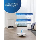ECOVACS Deebot X1 e Omni robotstofzuiger met multifunctioneel reinigingsstation, 260 min, 400 m², 3D-kaarten, AIVI 3.0 vermijding van obstakels, spraakassistent Yiko