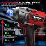 Accu-slagmoersleutel 1400 Nm 21V Borstelloos - 29% Korting
