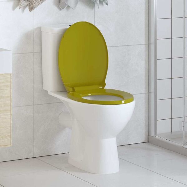 vidaXL Toiletbril Soft-close Ovaal Blauw 33% Korting