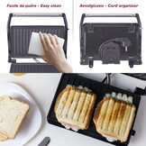 Elektrische Contactgrill Tosti IJzer - 32% Korting