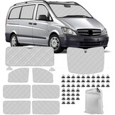 10-delige Thermische Zonwering Set Mercedes Vito/Viano (2003-2014) - 29% Korting